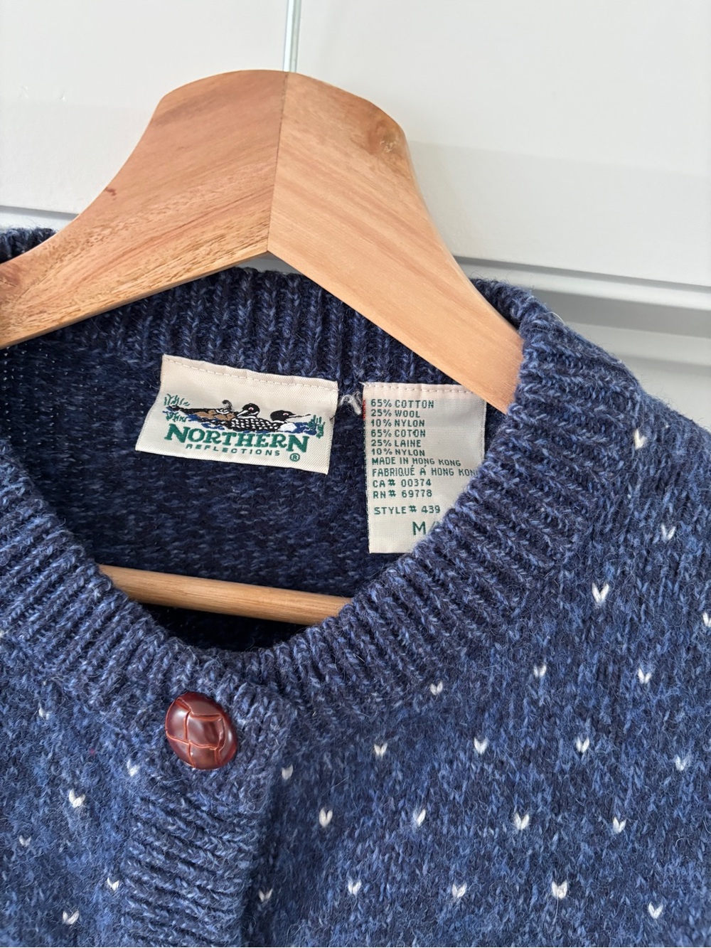 vintage Northern Reflections cardigan - Picture 2 of 4